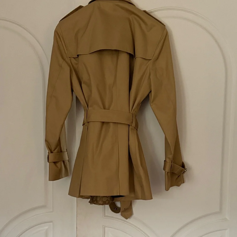 Coach Tan Trench Coat - Picture 3 of 4